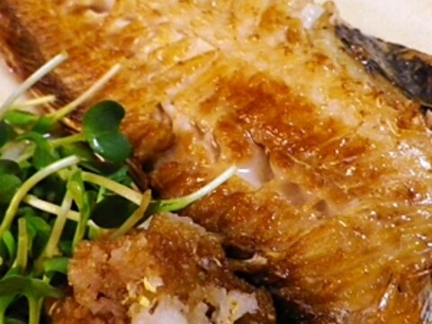 赤魚干物のオリーブオイル焼き